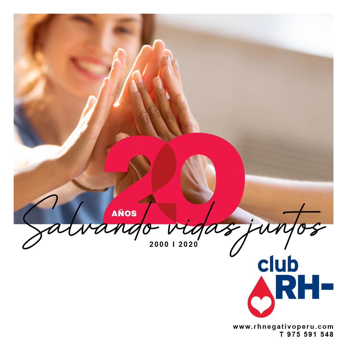 20 años Salvando Vidas Club RH Negativo del Perú